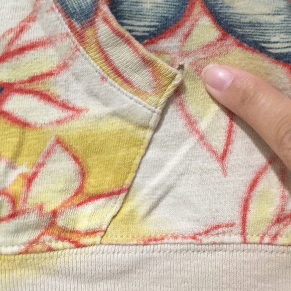 Lucky Brand Hooded Zipup sweatshirt Hawaiian print - Picture 6 of 9